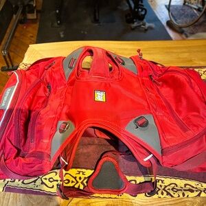 RuffWear Red Dog Harness Backpack